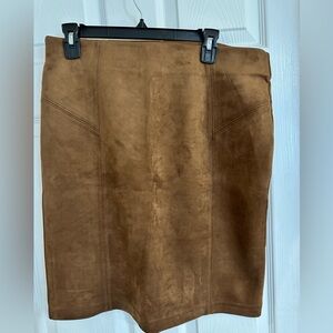 Marc New York Suede Pencil Skirt